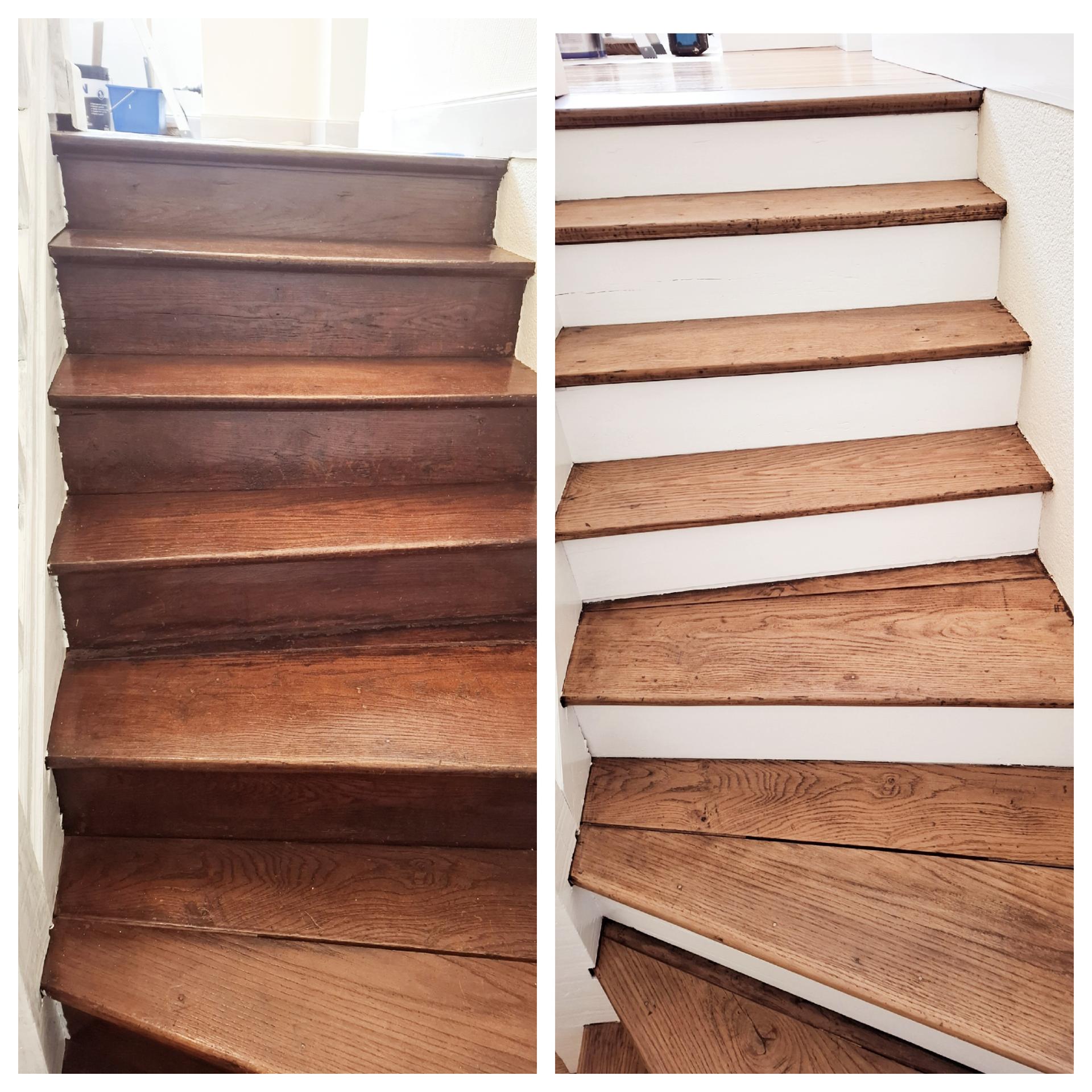 Rénovation escalier bois